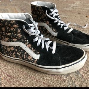 Vans Sk8 High Top Floral